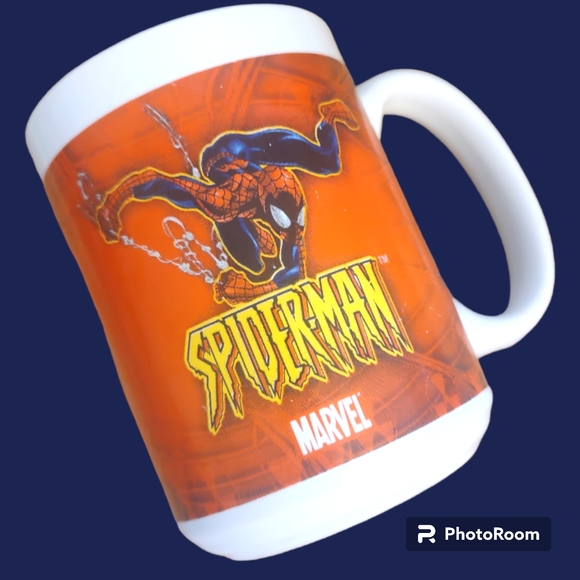 Marvel 2004 Spiderman Superhero Mug Cup Like New - Picture 1 of 4